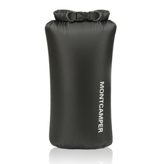 Waterproof Dry Bag – 30D Nylon Roll Top Dry Sack with PU Coating, 10L 1 Black