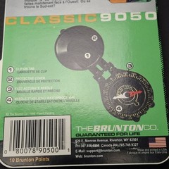 VINTAGE BRUNTON USA 360 POCKET COMPASS BOUSSOLE CLASSIC 9050