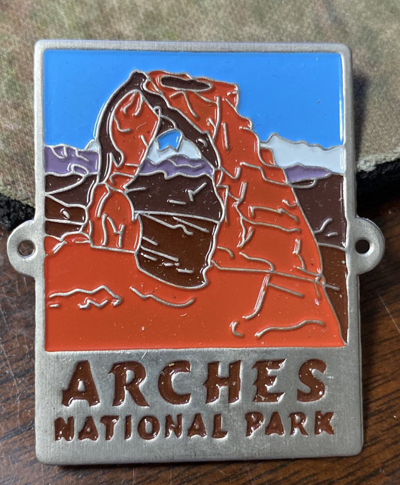 Arches National Park Hiking Staff Stick Medallion NEW