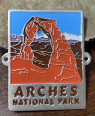 Arches National Park Hiking Staff Stick Medallion NEW