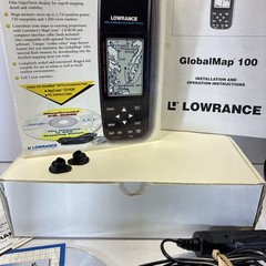 Tested Working Lowranc Globalmap 100 Plus GPS Receiver with Box Manual and More!