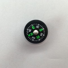 1-20mm 12pcs Mini Pocket Oil Filled Compass For Hiking Camping Outdoor