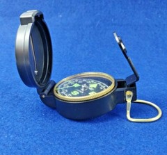 Vintage LENSATIC COMPASS Compass in Original Box japan model -300-p mint nos