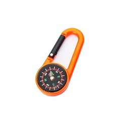 Mini Carabiner Compass Keychain for Camping Hiking Backpack Survival Tool
