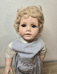 Wernicke Doll 42cm W.-Germany 1990/1 Human Hair Original Clothes Collectors