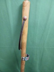 HIKING STICK MADE FROM NM YUCCA PLANT 55″X15.2OZ BANADANA WITH HOLDER INCLUDED