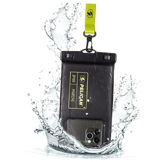Marine – IP68 Waterproof Phone Pouch (Size) Floating Waterproof Regular 1 Pack