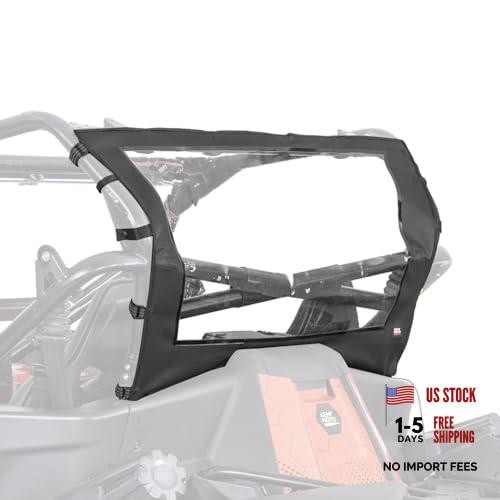 UTV Soft Windshield Fully Waterproof Rear Windshield Compatible with CFMOTO