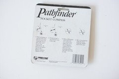 Pathfinder Pocket Compass Precise Item #23404 Magnetic needle w/ lock, chrome