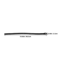 12Pcs Durable Nylon Cane Wrist Straps for Walking Sticks Hiking Poles Black