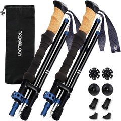 Compact Trek-Z Trekking Poles for Men & Women – Foldable, Lightweight & Durable