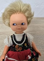 Cute Plastic Doll MMM Three-M Doll 29cm Dance Doll Clockwork Collector Vintage
