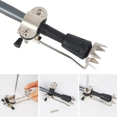 Cane Attachment Ice Grip with Steel Prongs for Snow Hiking and Outdoor Use