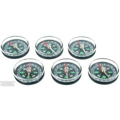 6 Compasses 1 9/16″ for Camping & Hiking