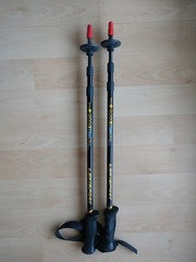 Leki Sport Titanium Ultra 100-145cm Hiking Poles Nordic Walking Titanium