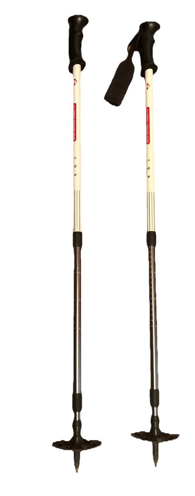 Trekking Poles High Gear 110-135CM All Terrain White