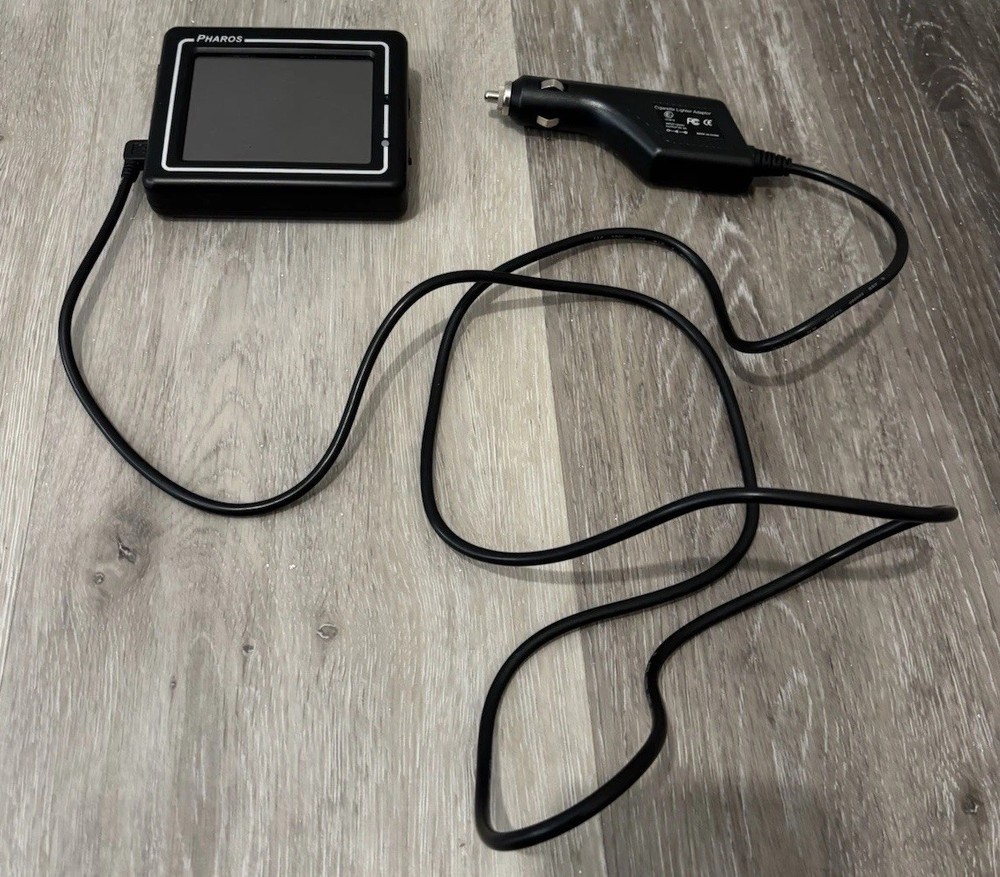 Pharos Drive GPS 150 Automotive In-Dash Navigation -TESTED- W/ Auto Power Cable