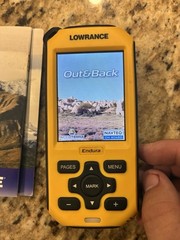 Lowrance Endura Out & Back Handheld Outdoor GPS Navigator Works No Cord