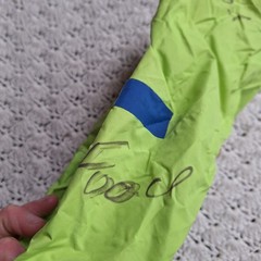Vtg Chouinard Equipment Nylon Stuff Sack Ditty Bivy Bag Green – 12×10