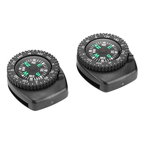Button,Watch Strap,2pcs Portable Hiking Watch Band Slip Slide Navigation Wris…
