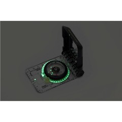 Brunton TruArc15 F-TRUARC15-DMIL-K-GL Compass Rare Earth Magnet, Glow, Mirrored