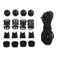 Outdoor 17pcs Elastic Expansion Straps with Adjustable Buckles for Backpacks