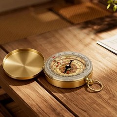 Camping Survival Compass – Glow in Dark Waterproof Military Compass Mini