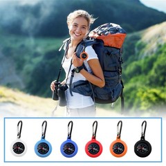 6 Pack Kids Compass, Waterproof Mini Compass with Snap Hook, Heavy Duty…