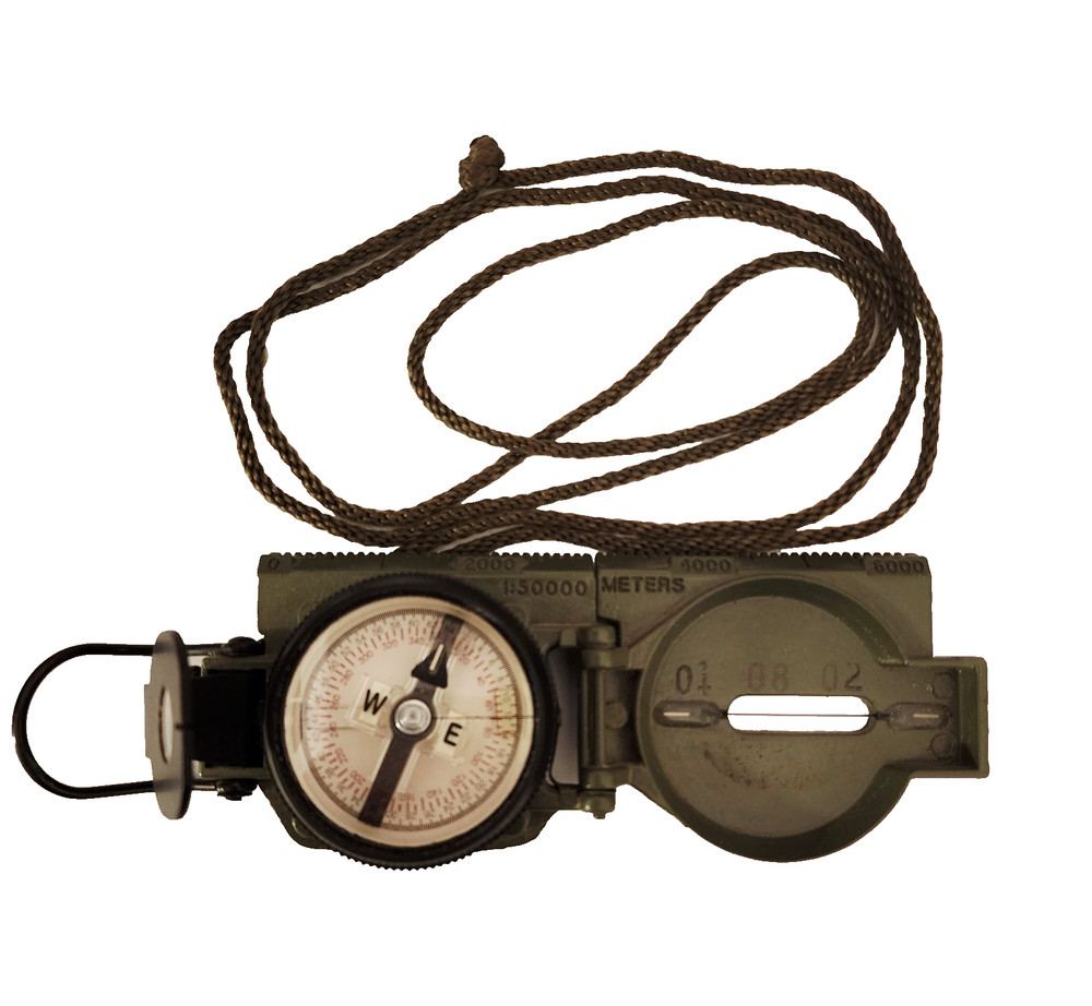 Cammenga Model 3H USGI Military Issue Tritium Lensatic Compass USA Made – OD #1