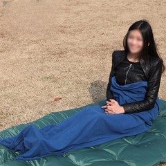 Lightweight Portable Sleeping Bag Sack Zippered Blanket for Camping or Travel