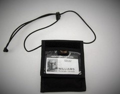 V2 ID CARD DISPLAY / ACCREDITATION & DOCUMENT NECK WALLET CORDURA MULTICAM