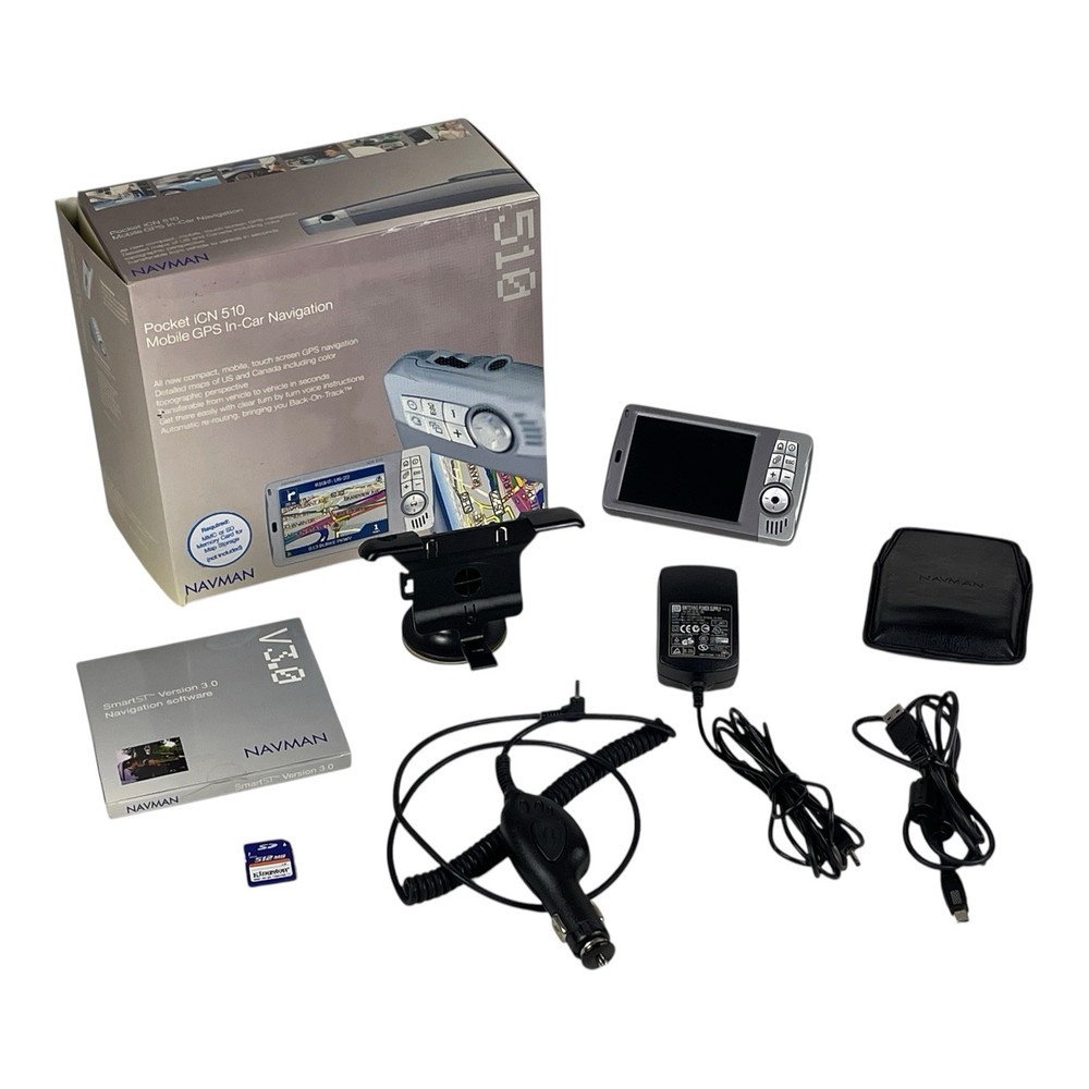 Navman ICN 510 Silver 3.5-Inch Portable GPS Car Navigation System L50