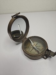 Engineer Directional ‘Lensatic Compass’ Vintage/Brass