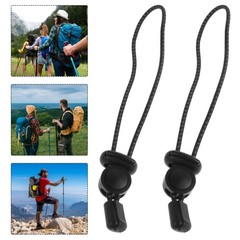 2 Pcs Climbing Cane Strap Backpack Stick Holder Bungee Swim Goggles