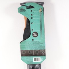 NEW! Cascade Mountain Tech 100% Carbon Fiber Quick Lock Trekking Poles Cork Grip