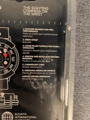 Suunto M-9 Wrist Compass High Performance Wrist Strap Made in Finland