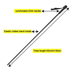 Fold-able Wading Staff Water Depth Safety Warning Sign Large, WS091