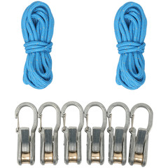 Stainless Steel Cam Lock Rope Tensioner with Nylon Rope for Marine Use
