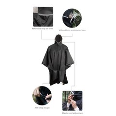 Multifunctional Outdoor Raincoat Lightweight Waterproof for Hiking and Fishing
