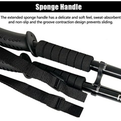 2X Hiking Trekking Poles Nordic Walking Sticks Adjustable Anti-shock Alpenstock