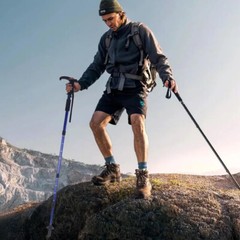 Tactical Trekking Cane Poles Portable Multifunction Defense Alpenstock 2025