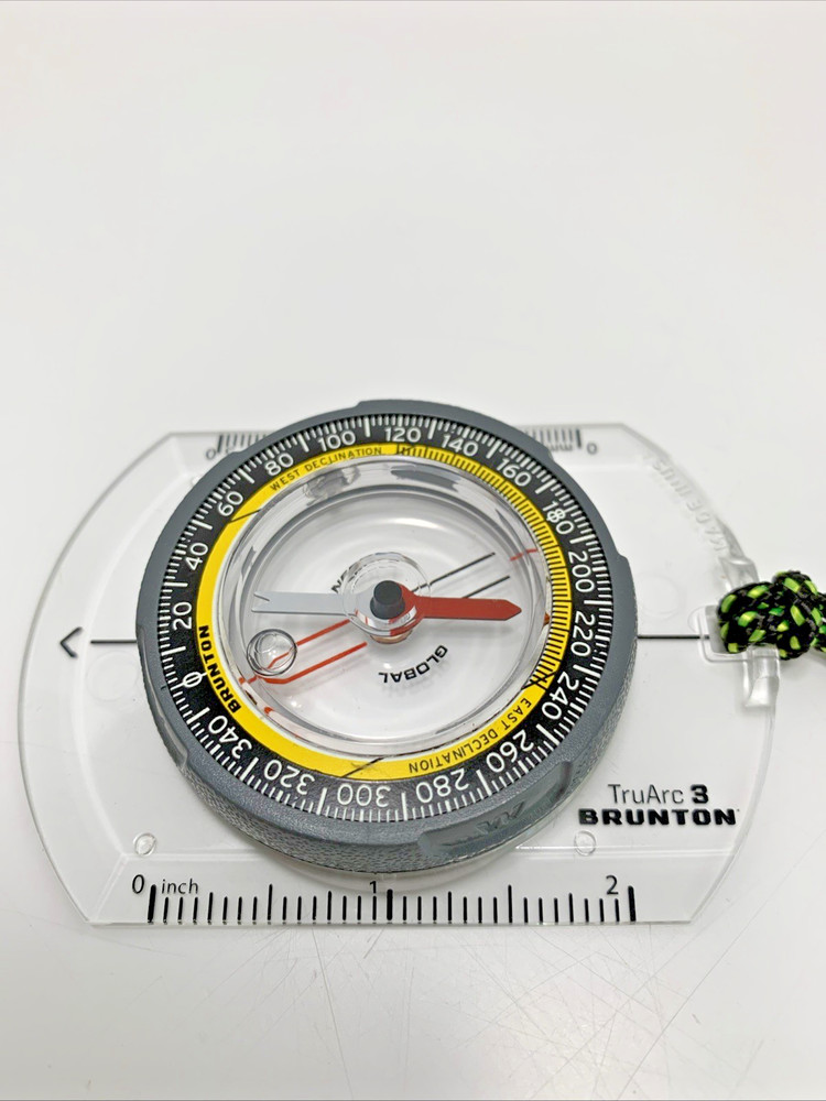 Brunton TRUARC Baseplate Compass w/ Global Needle US Made TruArc3