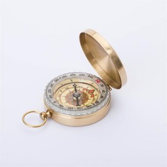 Portable Brass Compass G50 Pocket Watch For Hiking Camping Military Survival