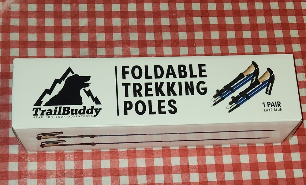 trail buddy trekking poles Aluminum With Cork And EV Handles