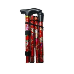 5-Section Foldable Aluminum Trekking Poles Lightweight for Hiking Camping Travel