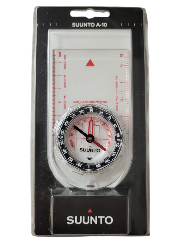 SUUNTO A-10 NH Baseplate Compass For Hikers Scouts SS021237000 – Made in Finland