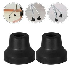 8Pcs Reusable Rubber Cane Tips Replacement Non Slip Quad Walking Stick Caps