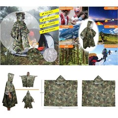 Compact Foldable Design Outdoor Raincoat Adult Size Fit Lightweight Design