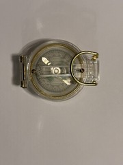 Lensatic Plastic Compass, Clear Great for Camping, Hiking, Outdoors