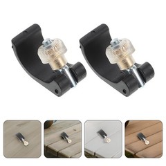 5Pcs Reusable Nylon Trekking Pole Lock Clips Quick Adjustment for Cane Black